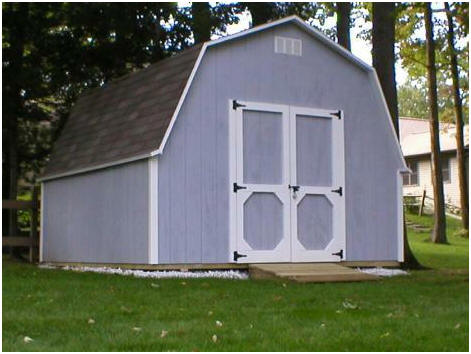 Gambrel Roof Shed Plans by Fred Strickland