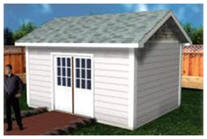 Shed, Cabana or Backyard Studio Building Plans