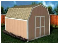 Instant Download Gambrel Roof Shed Plans