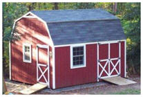 Backyard Mini-Barn Plans in a variety of sizes