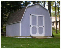Do it Yourself Barn-Roof Shed Building Plans from Backyard3.com