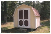 Do it Yourself Barn-Style Shed Building Plans from Backyard3.com
