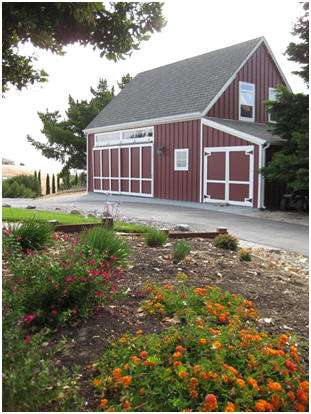 The Almond Valley Pole Barn was built in California from architect Don 