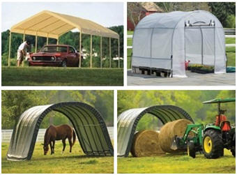 Instant Carports, Barns, Garages and Greenhouses, by ShelterLogic, on Sale at Amazon.com