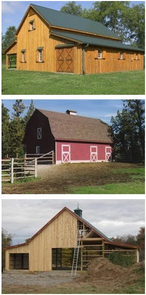 BarnsBarnsBarns.com - Find plans for traditional wooden barns, pole-barns, country garages, sheds, backyard barns, horse barns, outbuildings and and equipment shelters by some of America's best known country designers. 