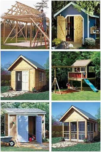 Build your own storage shed, lean-to garden shed, playhouse, cabana or backyard cottage with downloadable plans and step-by-step instructions from PlansNow.com