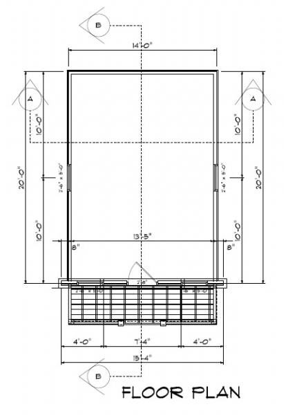 Old West Storefront Style Shed Plan