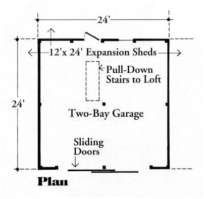 Pole-Frame Garage Plans