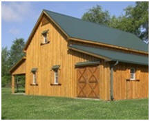 Customozed Applewood Barn - Built in Tennessee