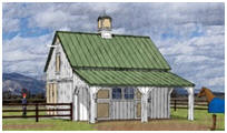 Horse Barn Plans with Grooming Area