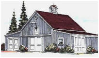 Country Garage Plans with Add-On Sheds