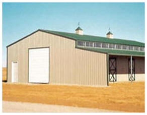 Steel barn building kits from AbsoluteRV.com can save you 40% of the cost of conventional construction. 