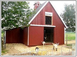 Build a little barn as your studio, backyard office, tractor garage, animal shelter or, whatever. Plans for dozens of designs are on sale at BackroadHome.net